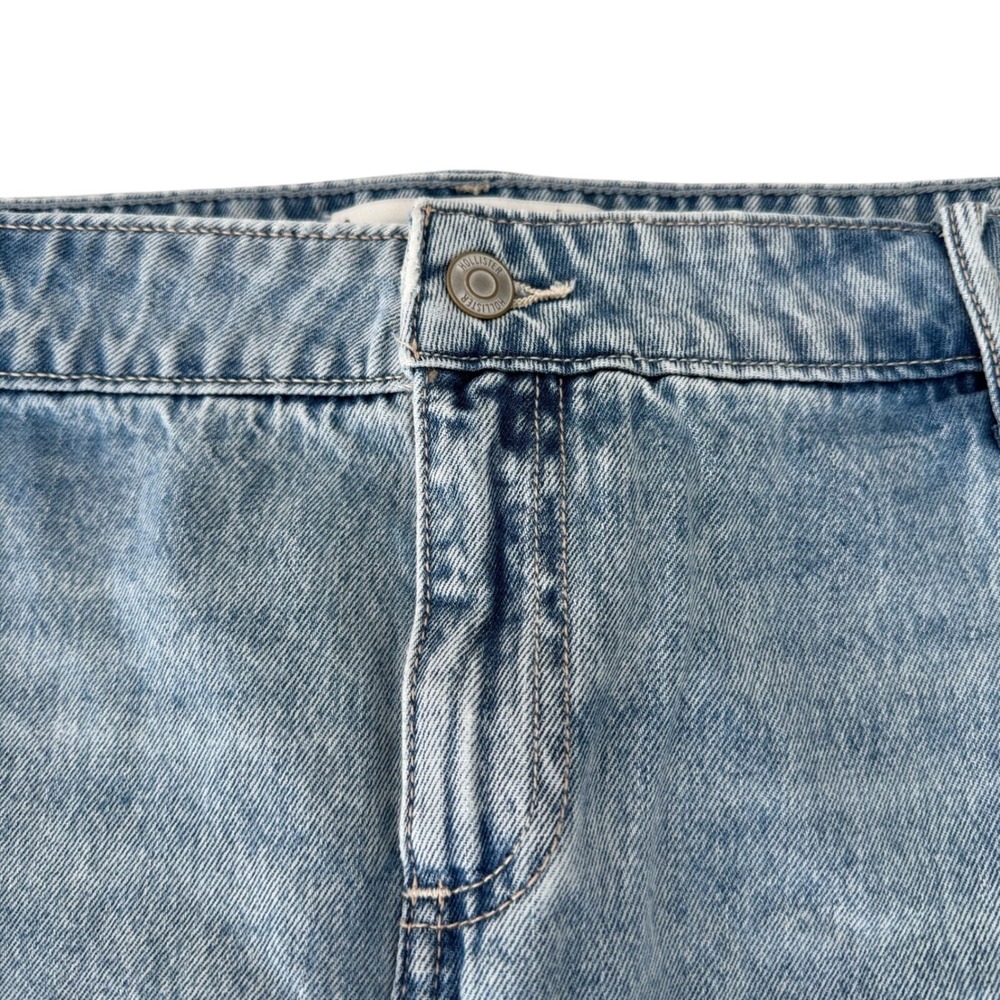 New Hollister Curvy Low-rise Denim Jean Mini Skirt Stretch Size 20 NWT - Picture 3 of 12
